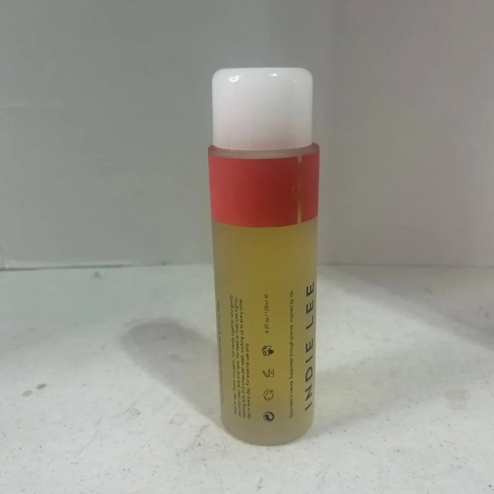 Indie Lee AHA Exfoliating Solution 4.2oz Glycolic Lactic Acid Niacinamide Serum